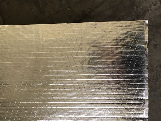 HVAC High-Temperature Fireproof Glass Wool Board with Aluminum Foil Facing Thermal Insulation, Acoustic Soundproofing