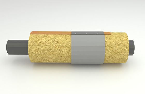 HVAC Rockwool Pipe Section for Pre-Insulated Heating and Cooling Pipes