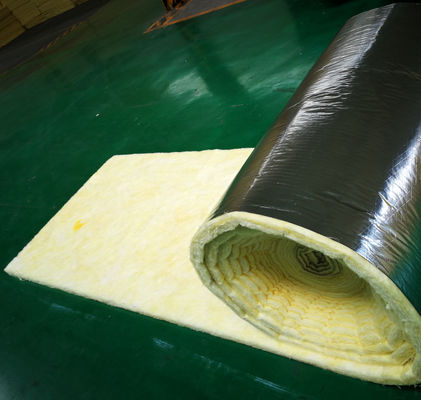 Aluminum Foil Faced Fiberglass Insulation Roll Thermal Acoustic Blanket for HVAC and Pipe Wrap