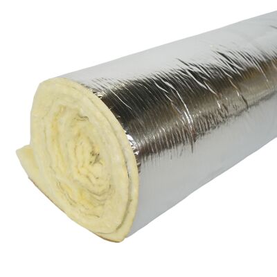 FANRYN Fiber Glass Wool for Roofing Heat Insulation Glass Wool Blanket Insulation Material With Aluminum Foil Facing