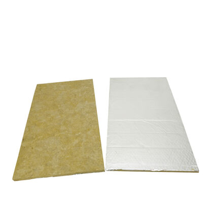 Aluminum Foil Faced Rockwool Composite Board - Fireproof and Acoustic Insulation Panel